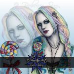 PSP Tube Candy Pastel Goth - ElvenstarArt | ElvenstarArt
