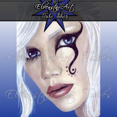 PSP Tubes Sapphire Stare - ElvenstarArt | ElvenstarArt