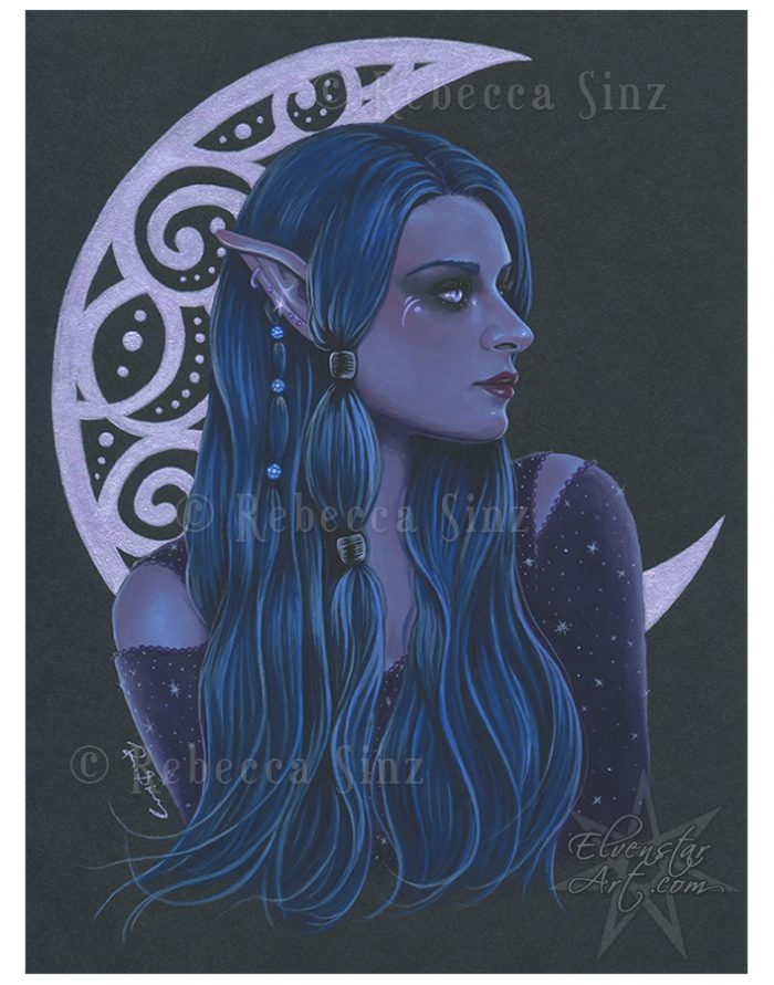 Filigree Moon Luxe Matte Fine Art Print