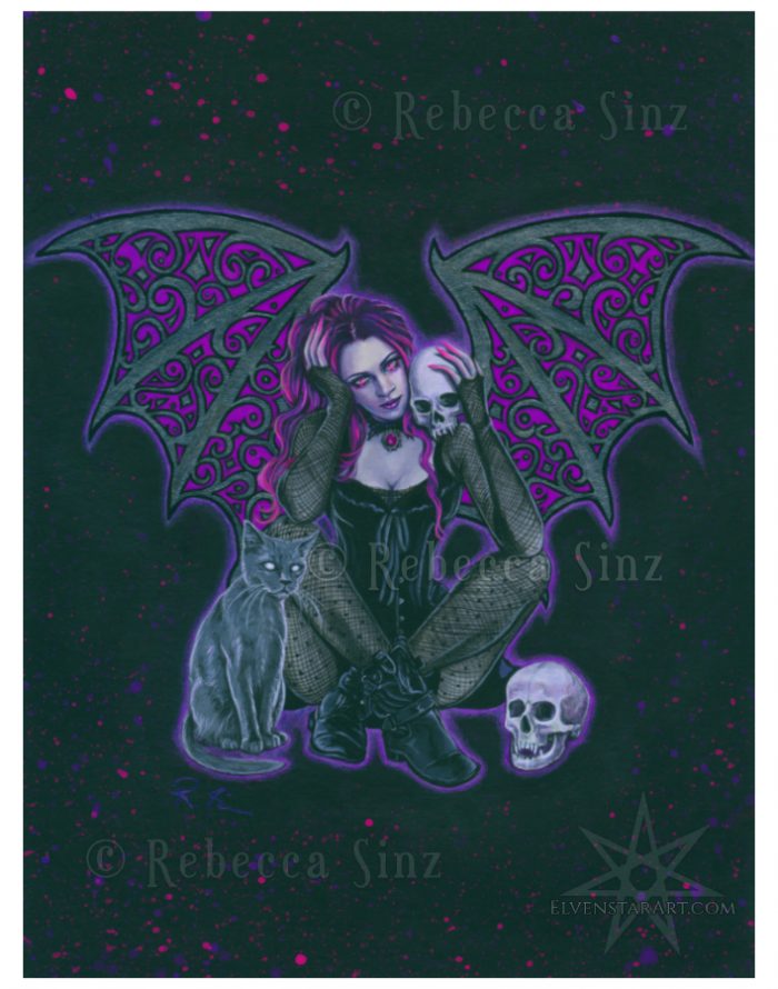 Dark Filigree Luxe Matte Fine Art Print