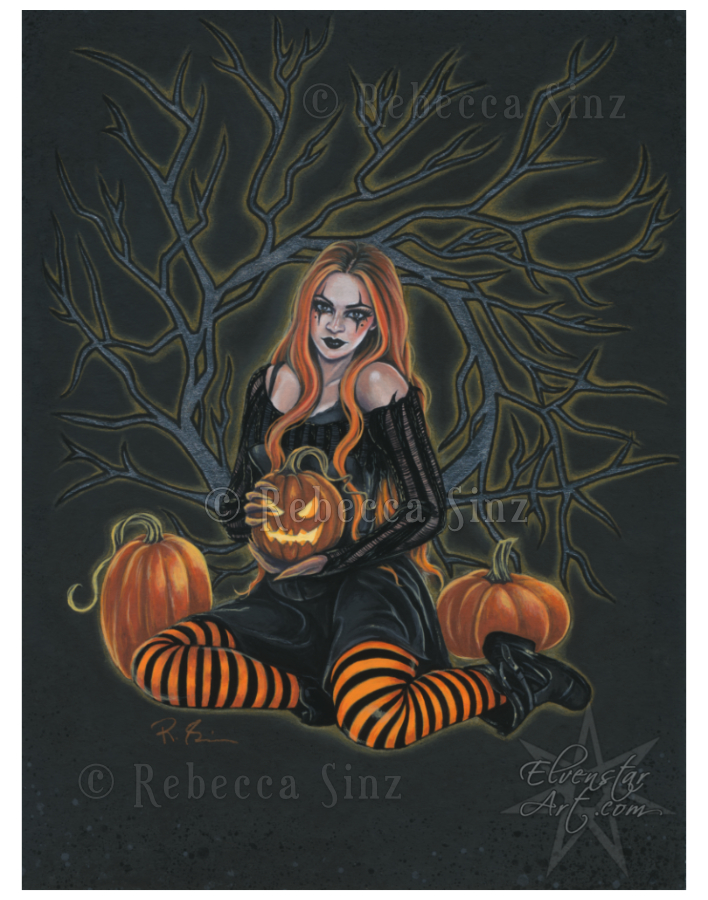 Spooky Season Halloween Fine Art Print | ElvenstarArt