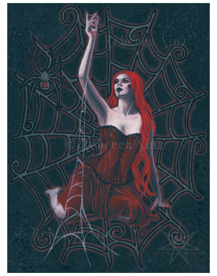 Black Widow Luxe Matte Fine Art Print