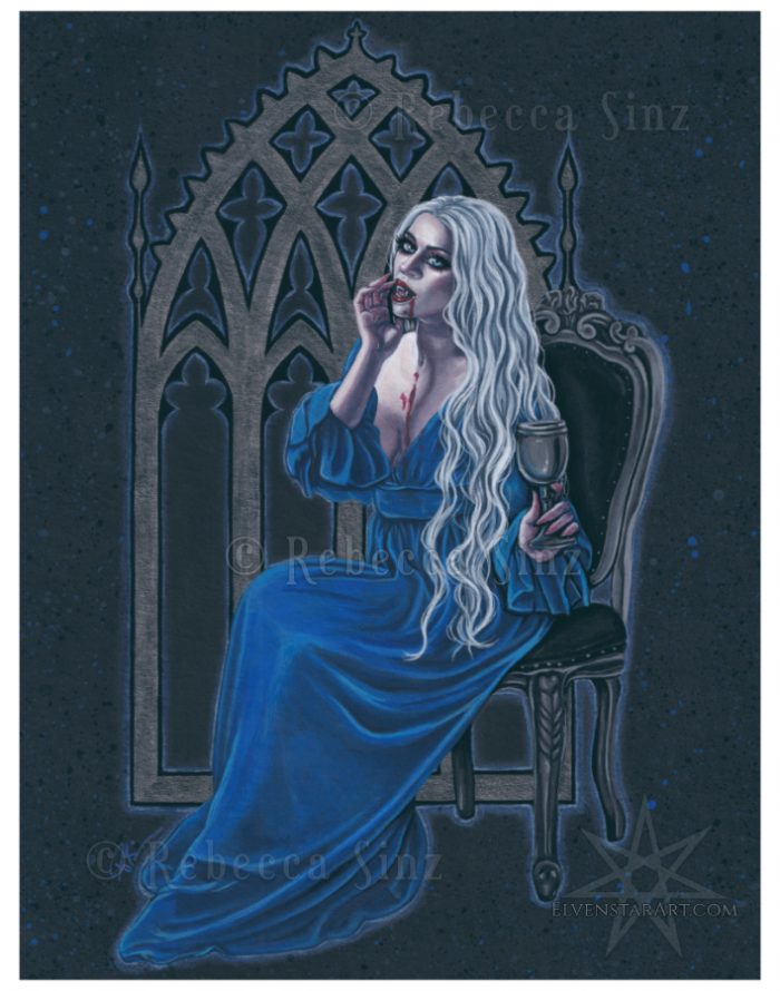 Gothic Sapphire Luxe Matte Fine Art Print