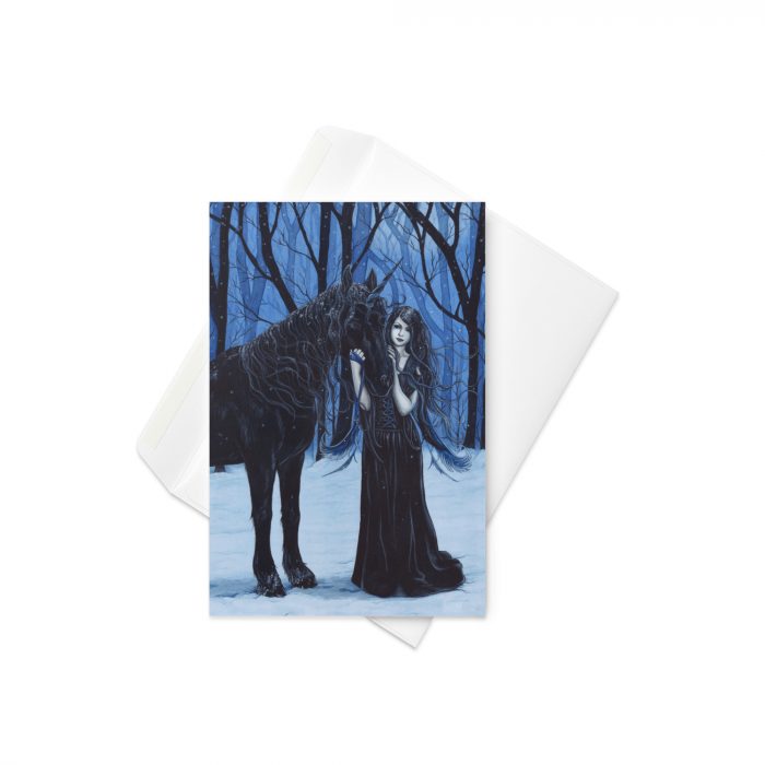 Midnight Travelers Greeting card