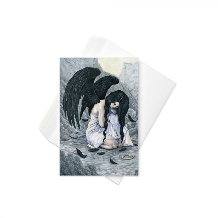 Broken Halo Greeting Card Greeting Card