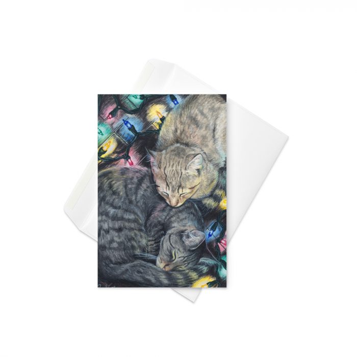 Christmas Kitties Greeting Card