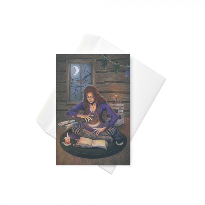 Witch Maiden Greeting Card