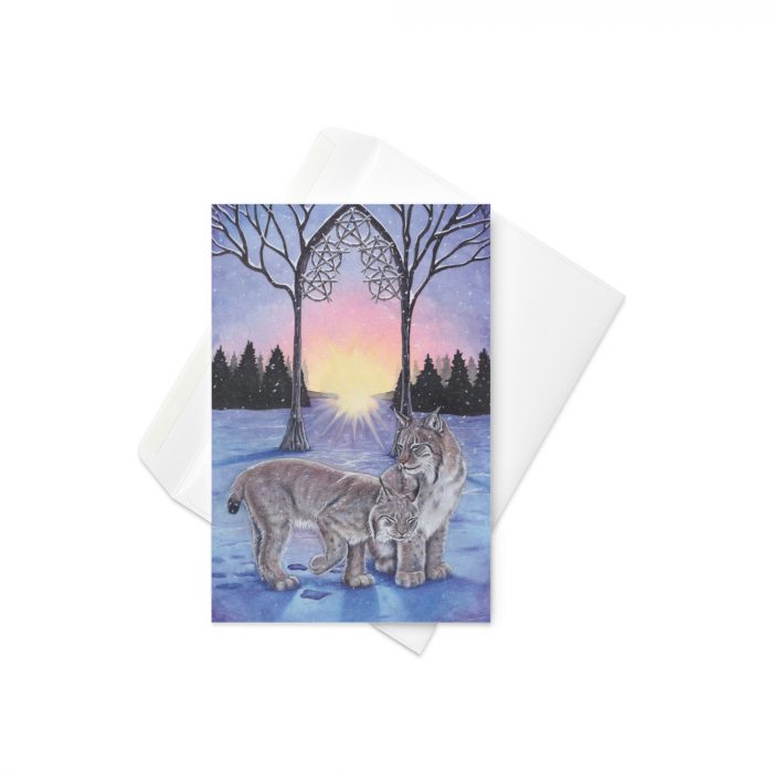 5 of Pentacles Greeting Card