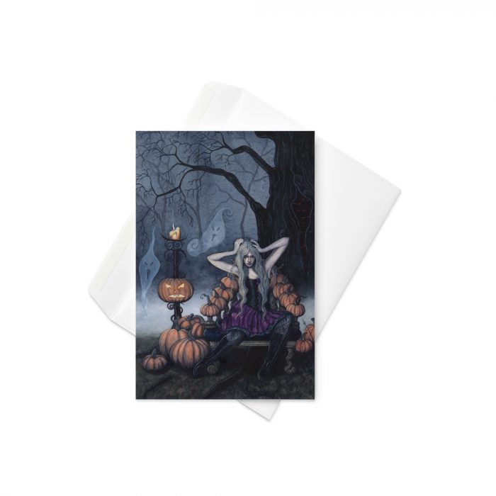 The Pumpkin Queen Greeting Card
