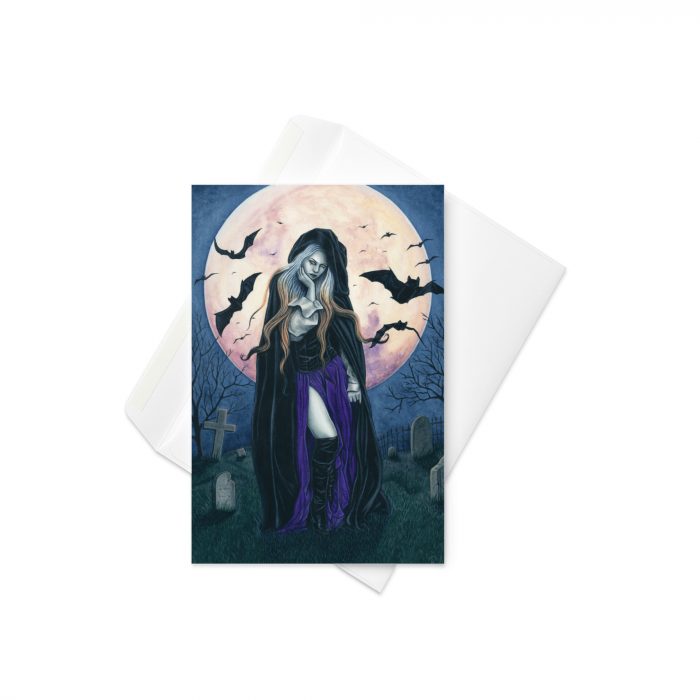Harvest Moon Greeting card
