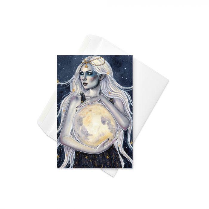The Moon And The Stars Greeting card