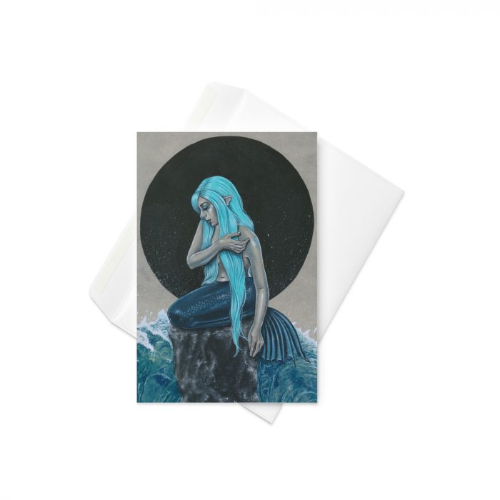 Waves Greeting card