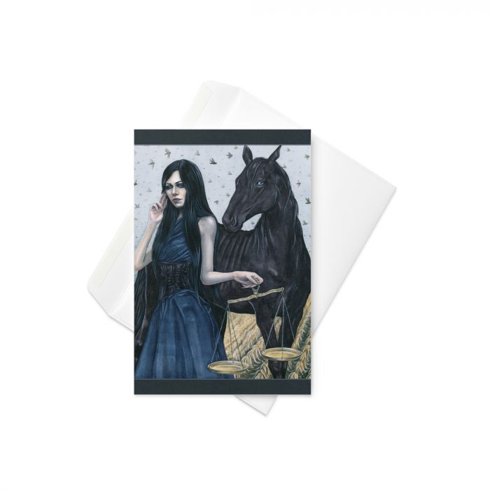 Famine Greeting card