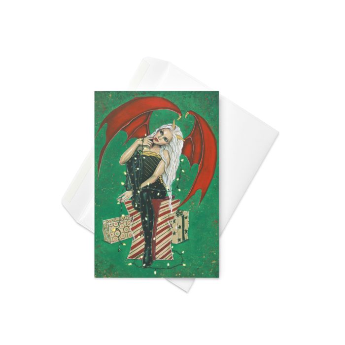 Naughty Or Nice Greeting card
