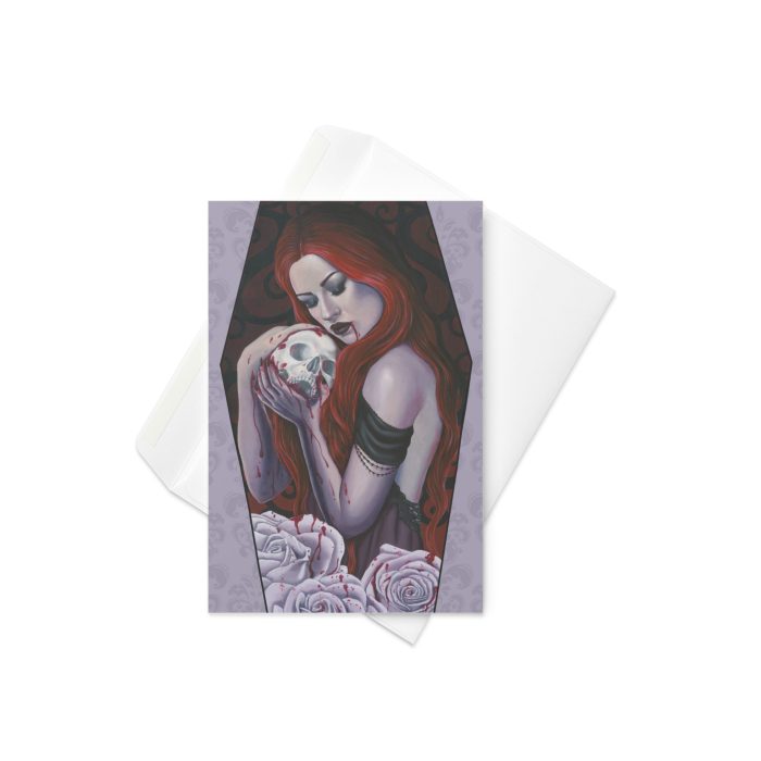Love In Cold Blood Greeting card