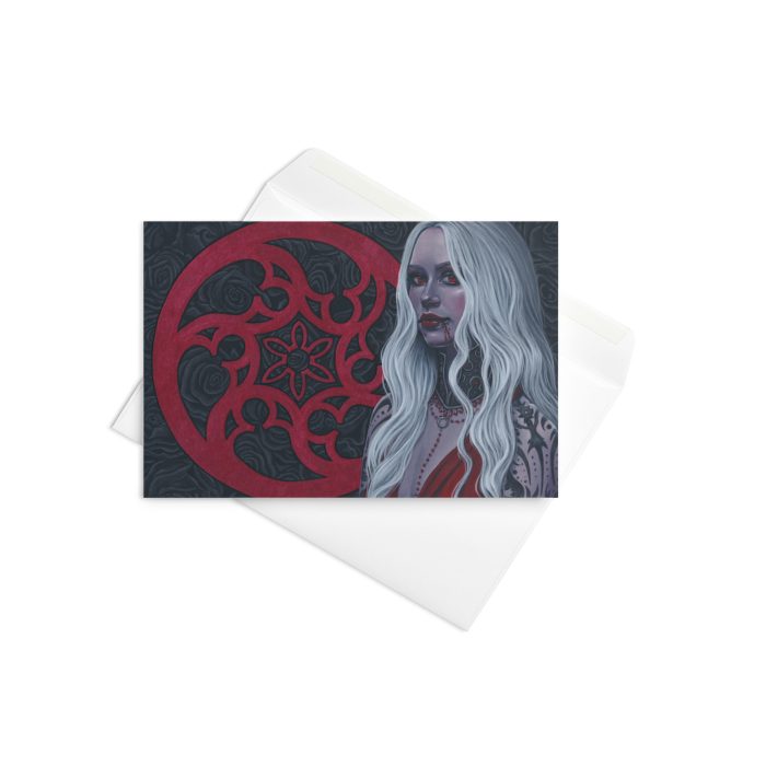 Rosace Greeting card