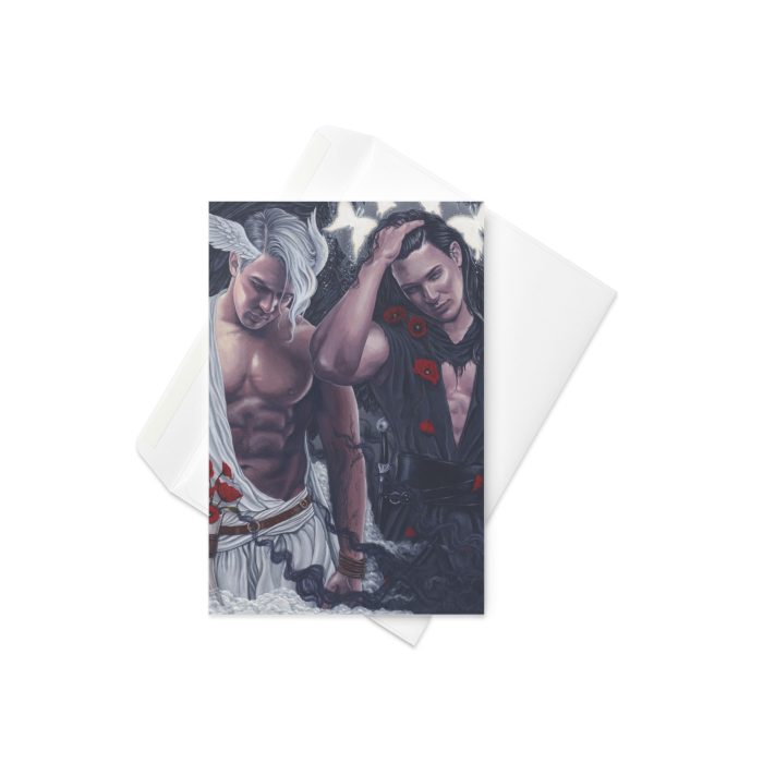 Hypnos and Thanatos Greeting card