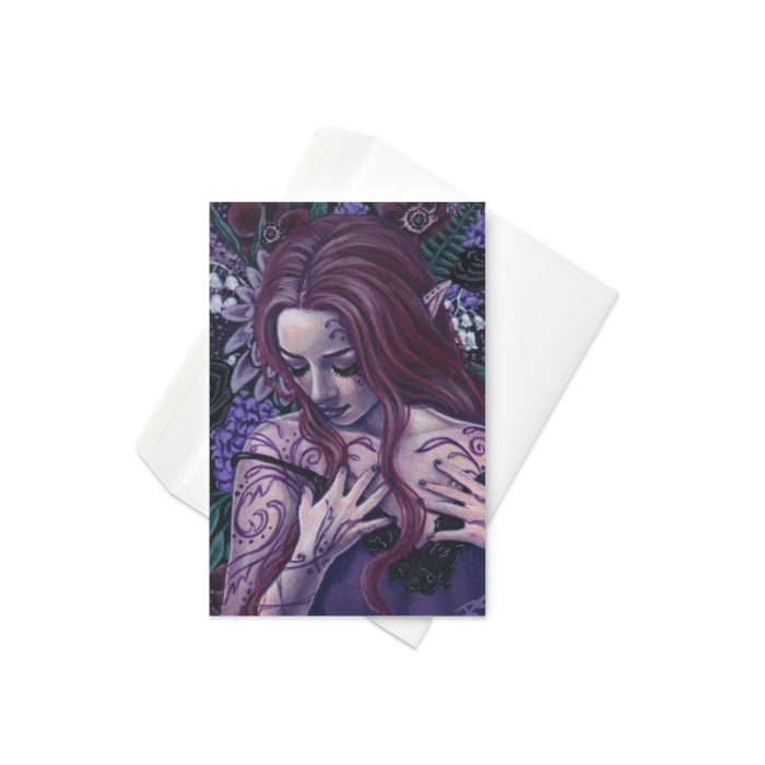 Bouquet 3 Greeting card