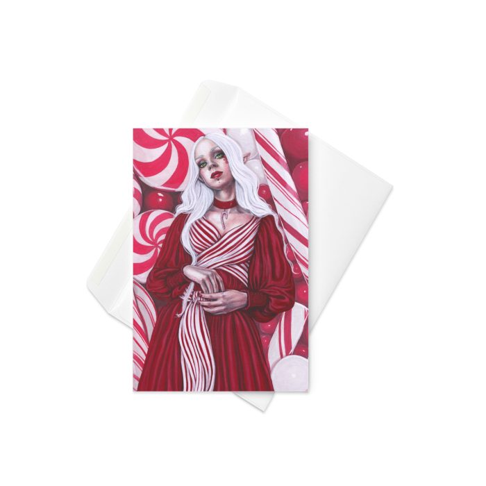 Peppermint Greeting card
